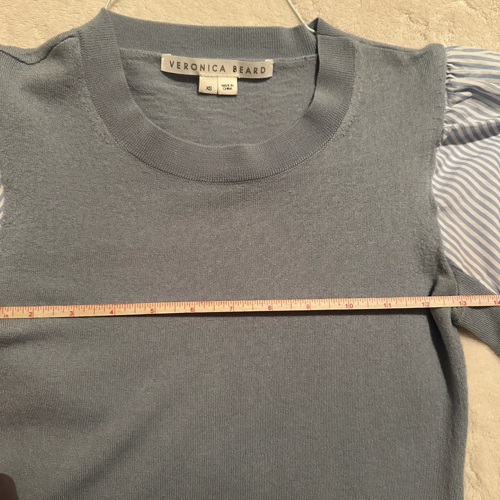 Veronica Beard Light Blue Knit Top - Picture 5 of 7